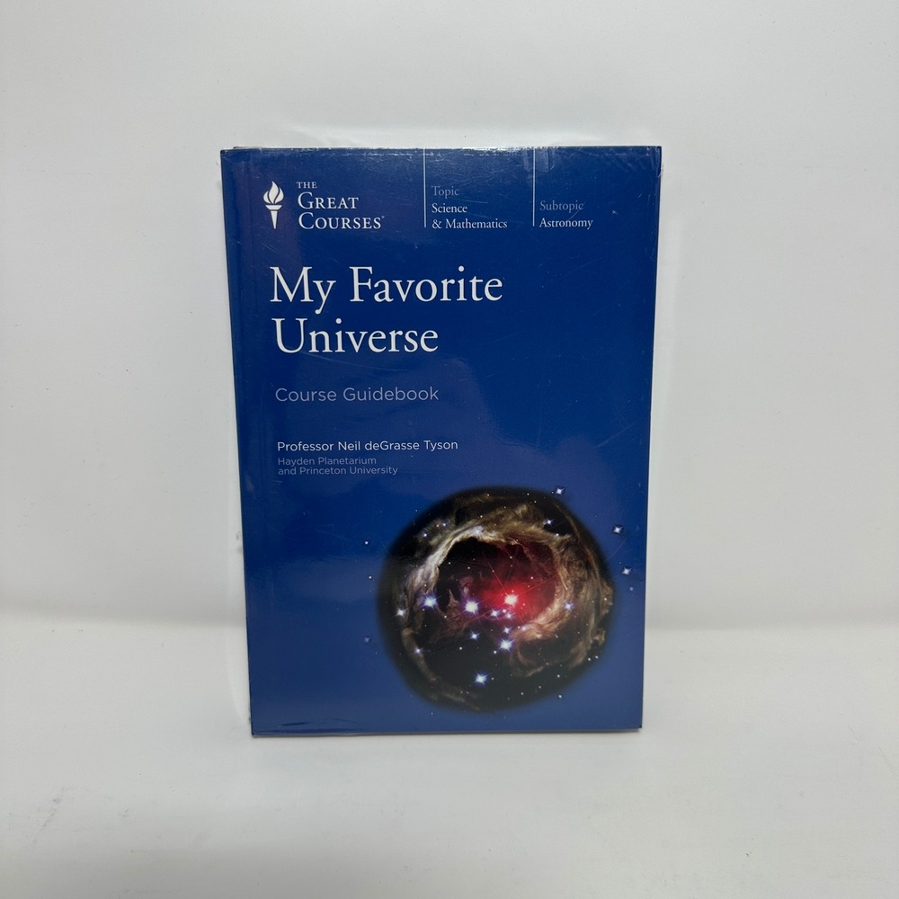 The Great Courses My Favorite Universe Neil deGrasse Tyson DVD Guidebook New